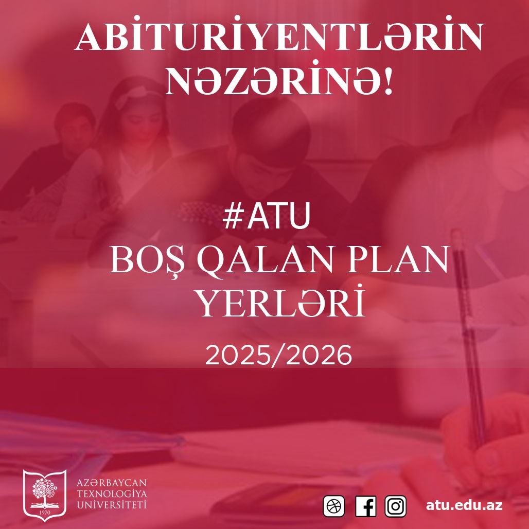 Abituriyentlərin nəzərinə!