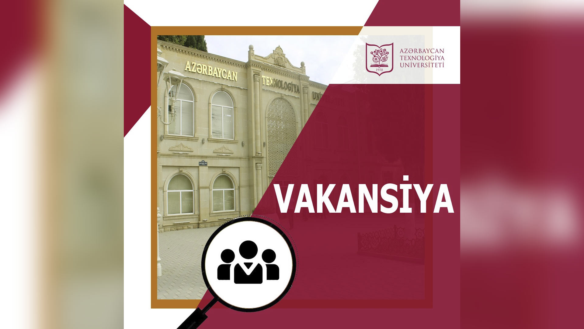Azərbaycan Texnologiya Universiteti vakansiya elan edir