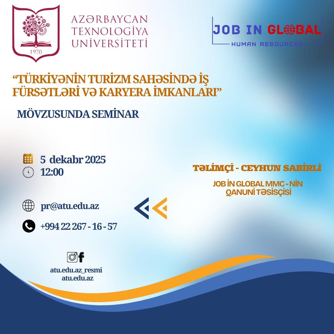 ATU-da növbəti seminar keçiriləcək