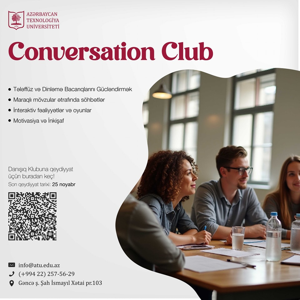 "Conversation Club” fəaliyyətə başlayır