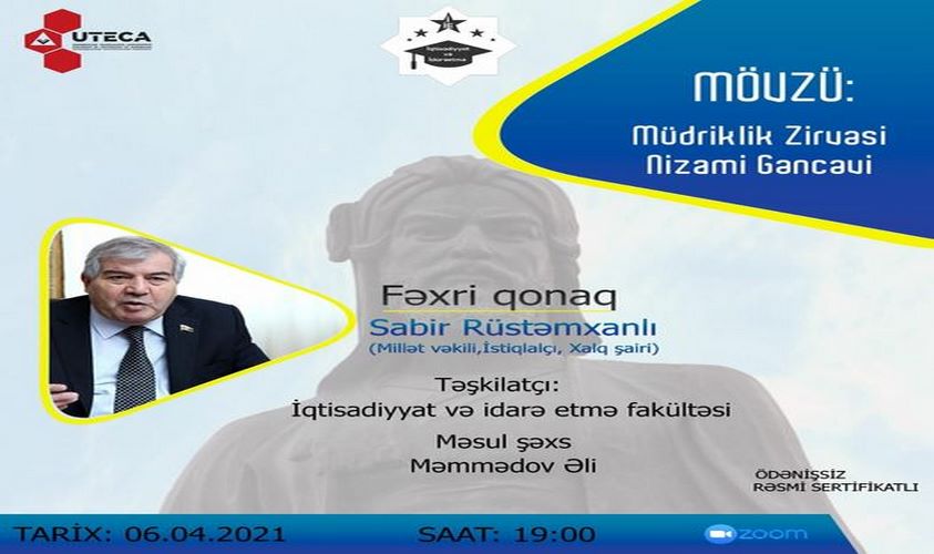 Xalq şairi 880 illik bəşəri sərvətdən bəhs edəcəkdir