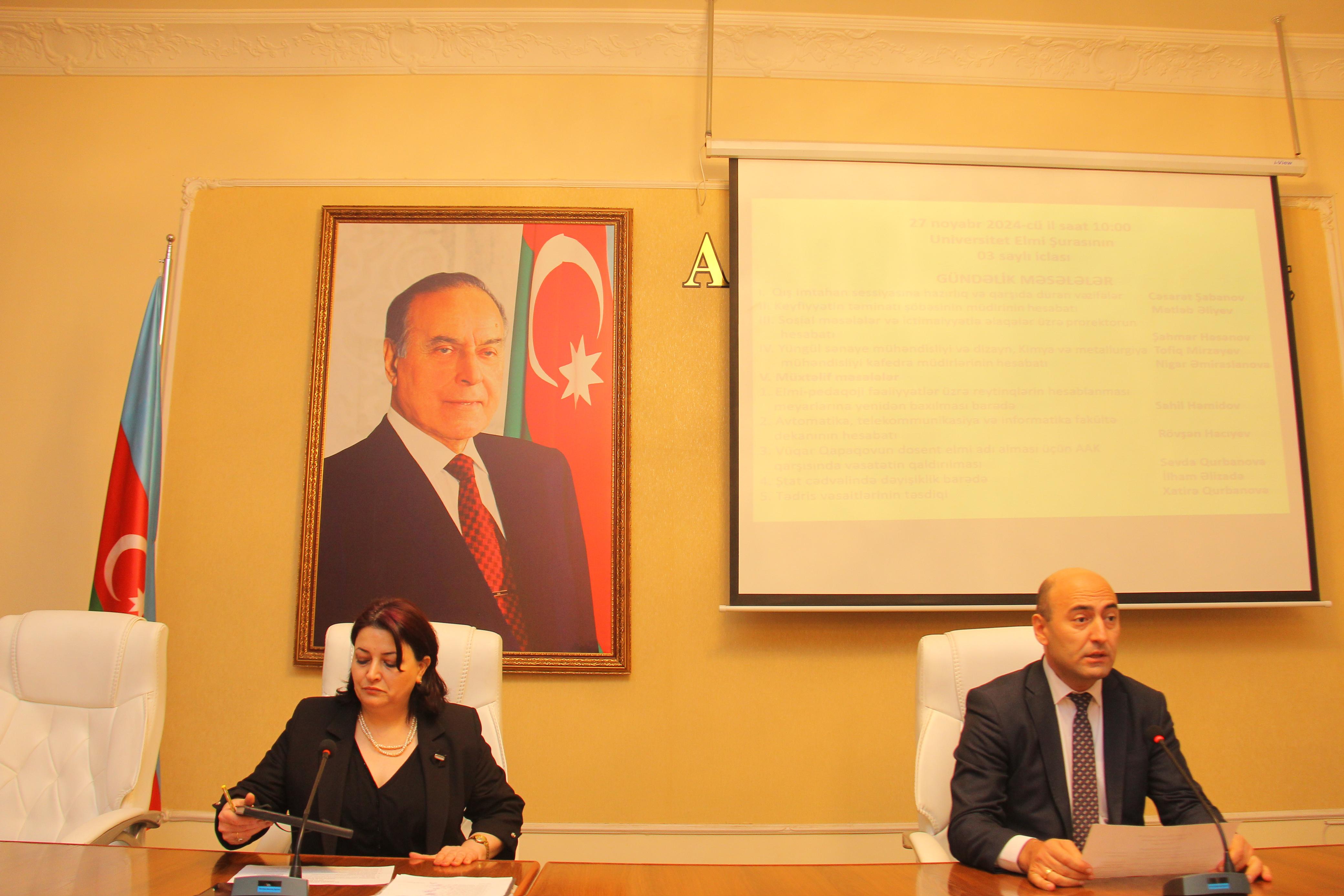 Elmi Şuranın növbəti iclası keçirilib