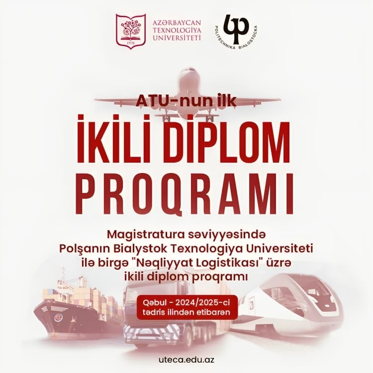 Azərbaycan Texnologiya Universiteti (ATU) ilk ikili diplom proqramını Avropa ilə əldə etdi