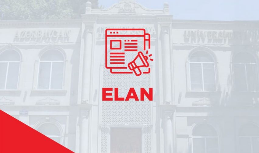 Azərbaycan Texnologiya Universiteti aşağıda göstərilən vakant vəzifələrin tutulması üçün müsabiqə elan edir