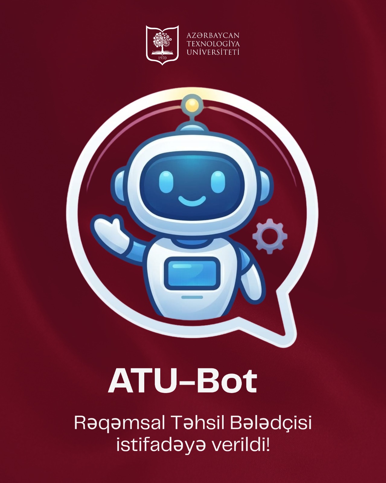 Azərbaycan Texnologiya Universiteti ölkədə ilk dəfə olaraq süni intellekt əsaslı Rəqəmsal Təhsil Bələdçisini istifadəyə verib