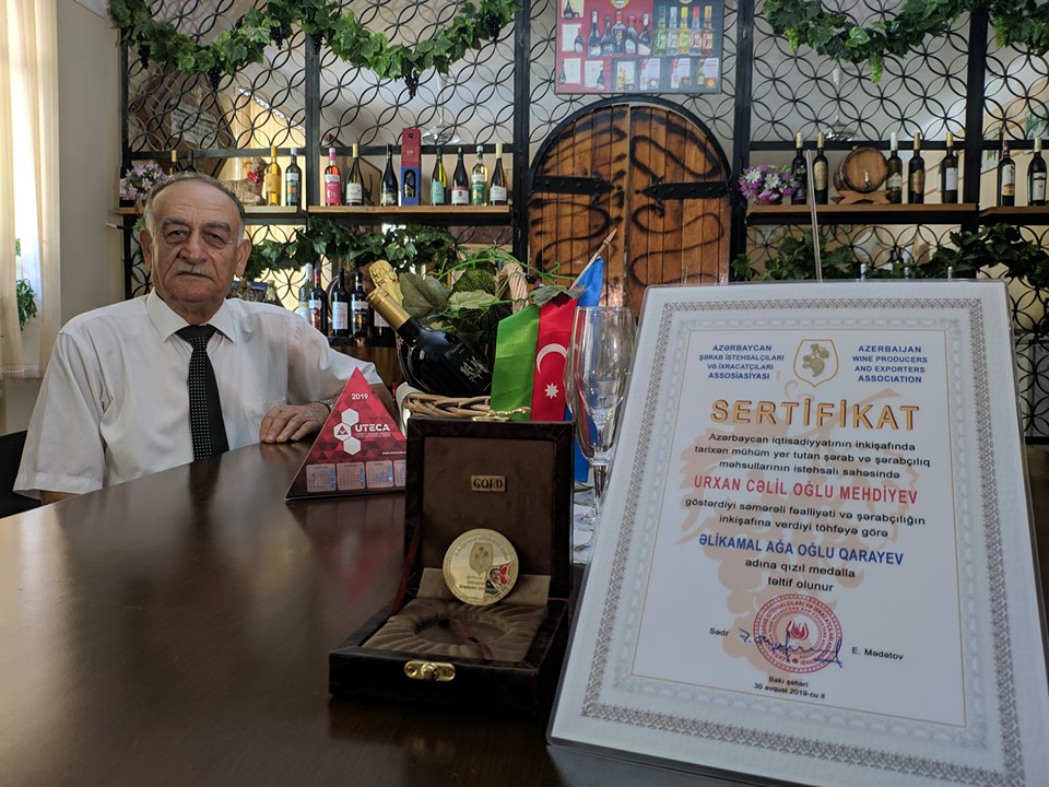 Uteca-nın dosenti qızıl medala layiq görülüb