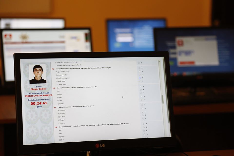 Onlayn imtahanlara start verilib