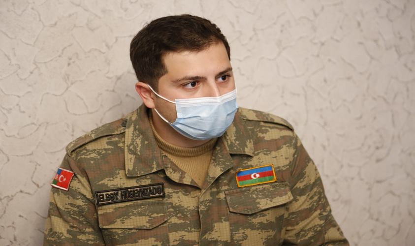 Magistr tələbəmiz döyüşlərə könüllü qatılıb