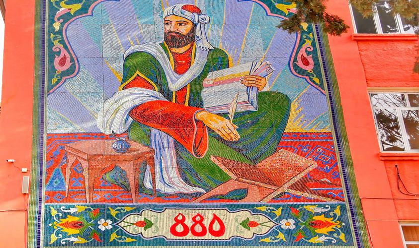 Nizami Gəncəvi pannosu bərpa edilib