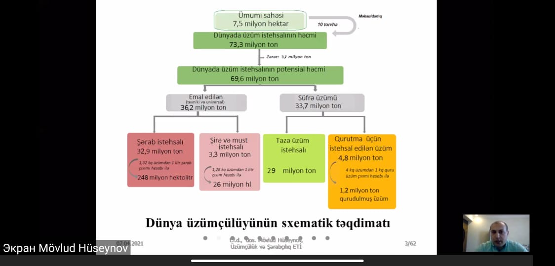Üzümçülük və Şərabçılıq Elmi-tədqiqat İnstitutunun mütəxəssisləri təcrübələrini bölüşüb