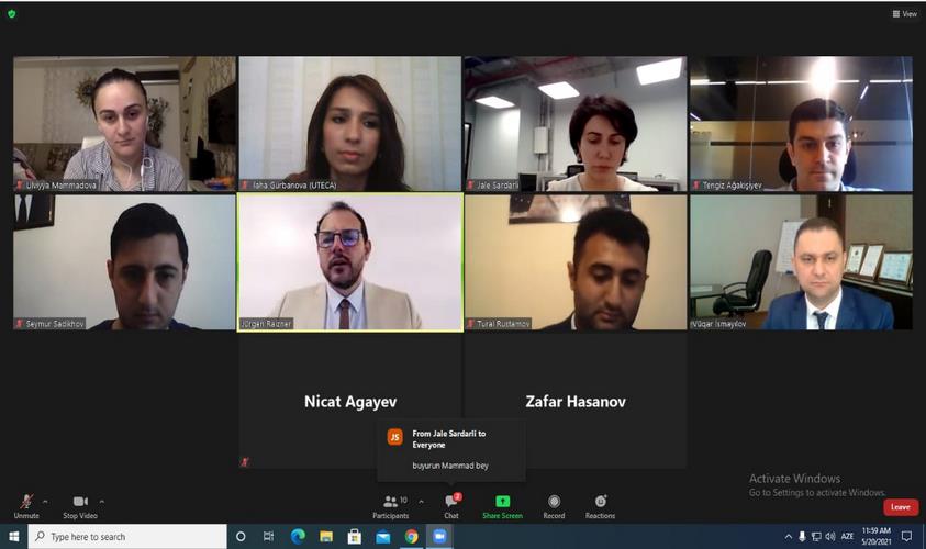 Yerli texnoloji startapların inkişafının təşviqi” layihəsinin ilk görüşü