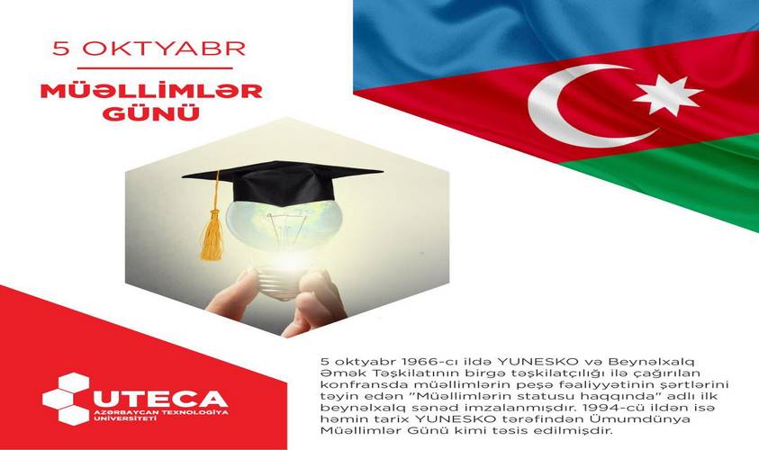 5 Oktyabr- Ölkəmizdə Beynəlxalq Müəllimlər Günü qeyd edilir