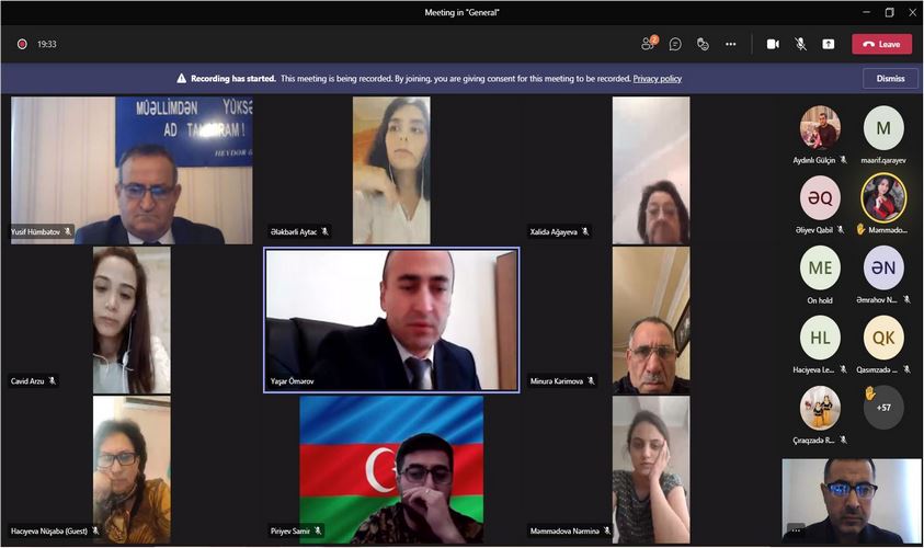 Azərbaycan Texnologiya Universitetində magistrantlarla görüş keçirilib