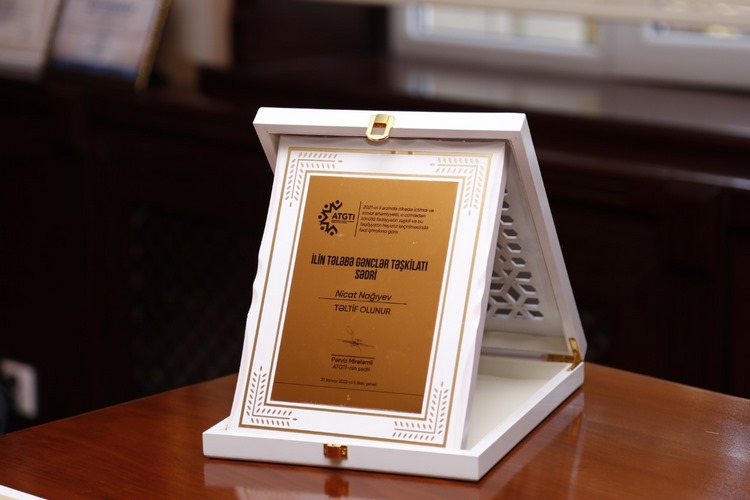 ``İlin TGT sədri`` UTECA-da mükafatlandırılıb